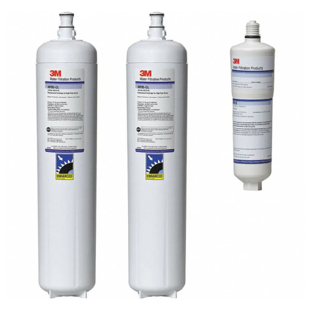3M CARTPAK DP295-CL 12 Inch Water Filtration Cartridge Kit Reduces Sediment and Chlorine Odor