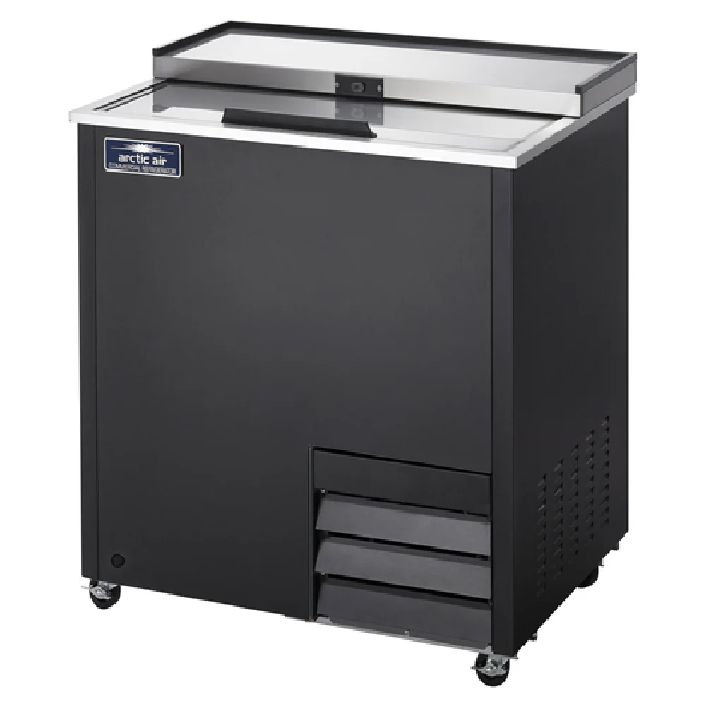 Arctic Air AGF24 24 Inch Glass Froster Self-contained Refrigeration Black Exterior