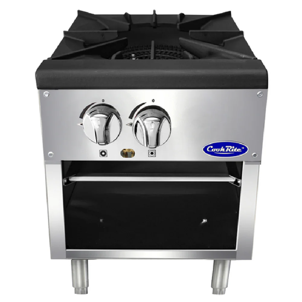 Atosa ATSP-18-1_LP 18 Inch Gas Stock Pot Stove with Three-ring Burner 80000 BTU Atosa ATSP-18-1_LP 18 Inch Gas Stock Pot Stove with Three-ring Burner 80000 BTU