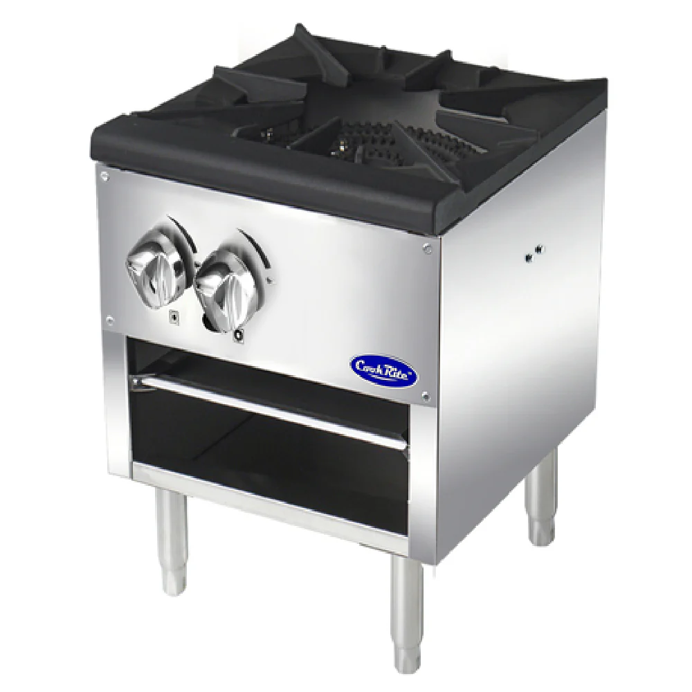 Atosa ATSP-18-1_LP 18 Inch Gas Stock Pot Stove with Three-ring Burner 80000 BTU Atosa ATSP-18-1_LP 18 Inch Gas Stock Pot Stove with Three-ring Burner 80000 BTU