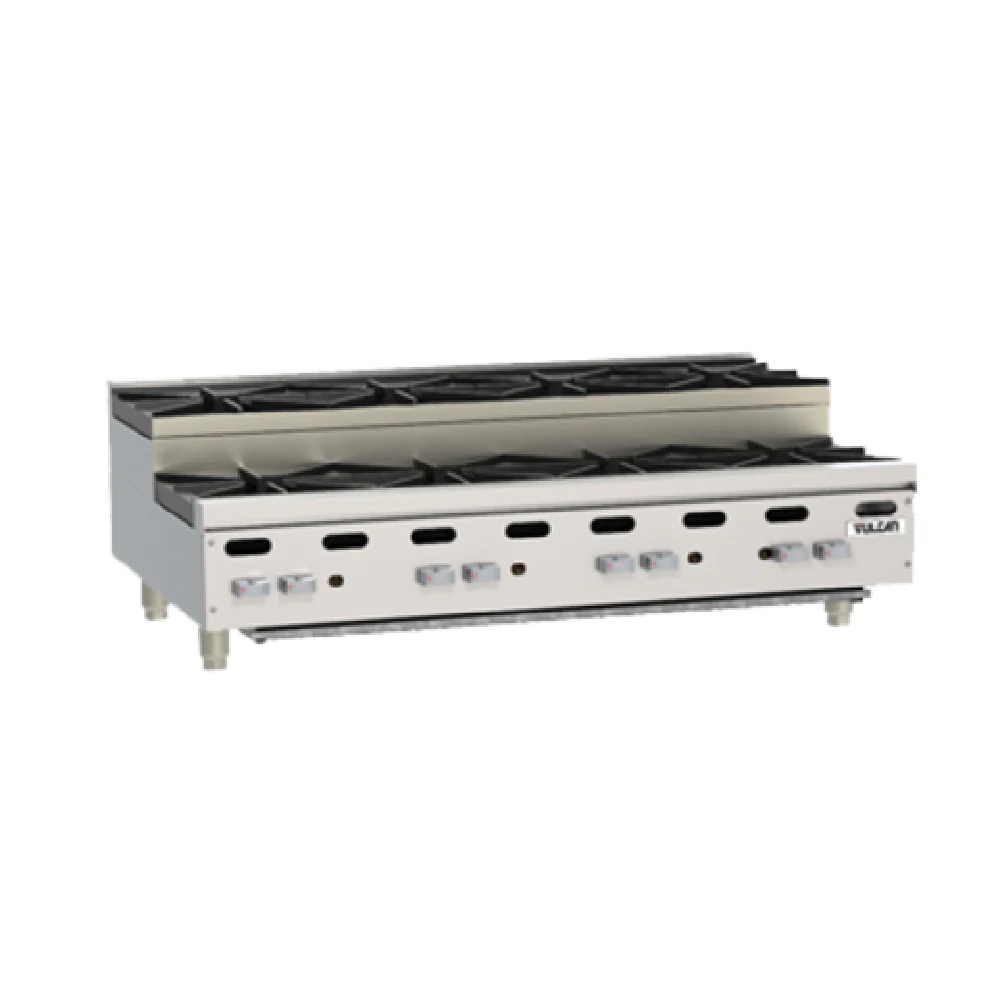 Vulcan VHP848U_NAT 48 Inch Gas Hotplate Countertop with 8 Burners 240000 BTU Vulcan VHP848U_NAT 48 Inch Gas Hotplate Countertop with 8 Burners 240000 BTU