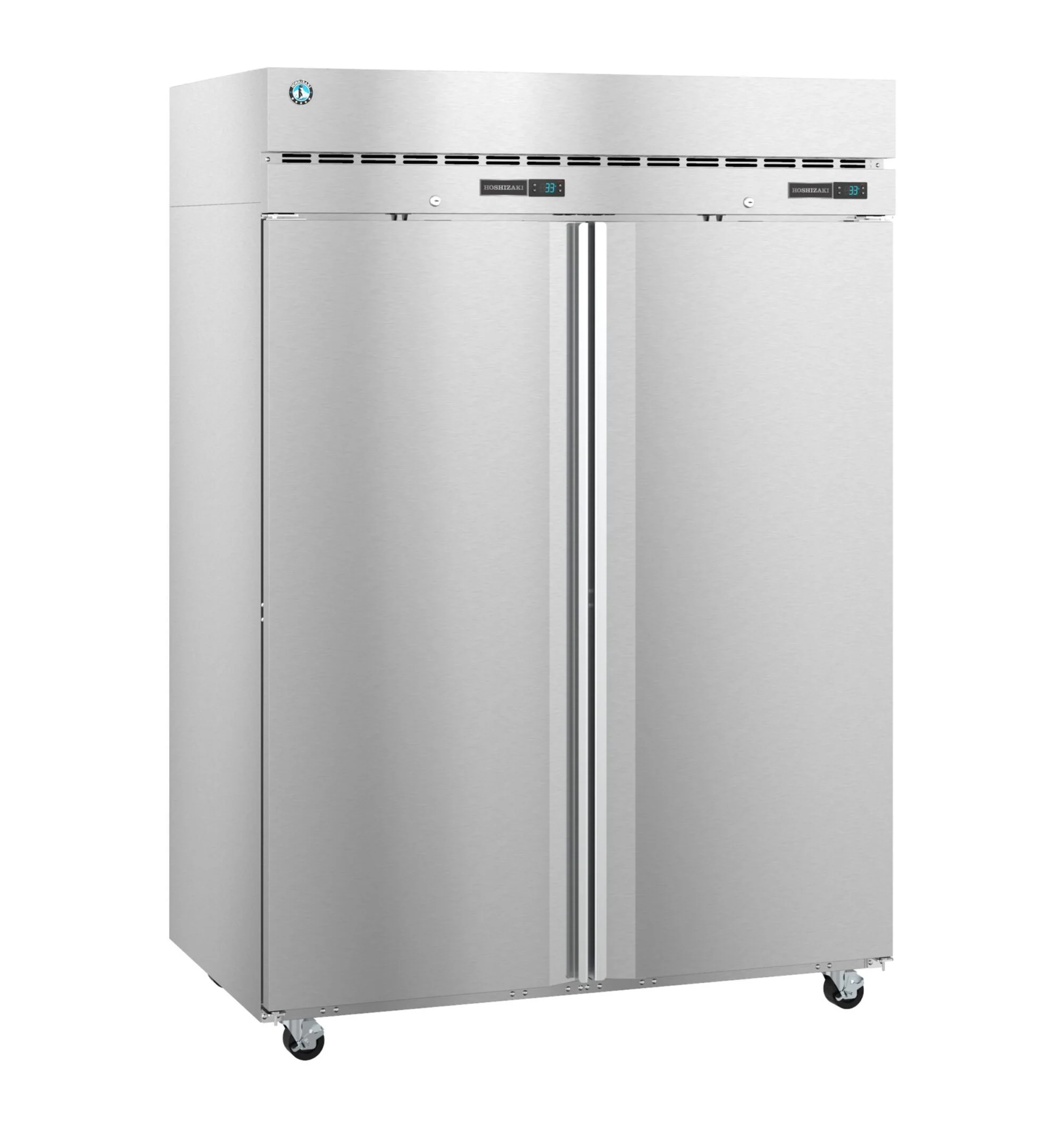 Hoshizaki DT2A-FS 55 Inch Stainless Steel Dual Temp Refrigerator Freezer 46.2 cu ft