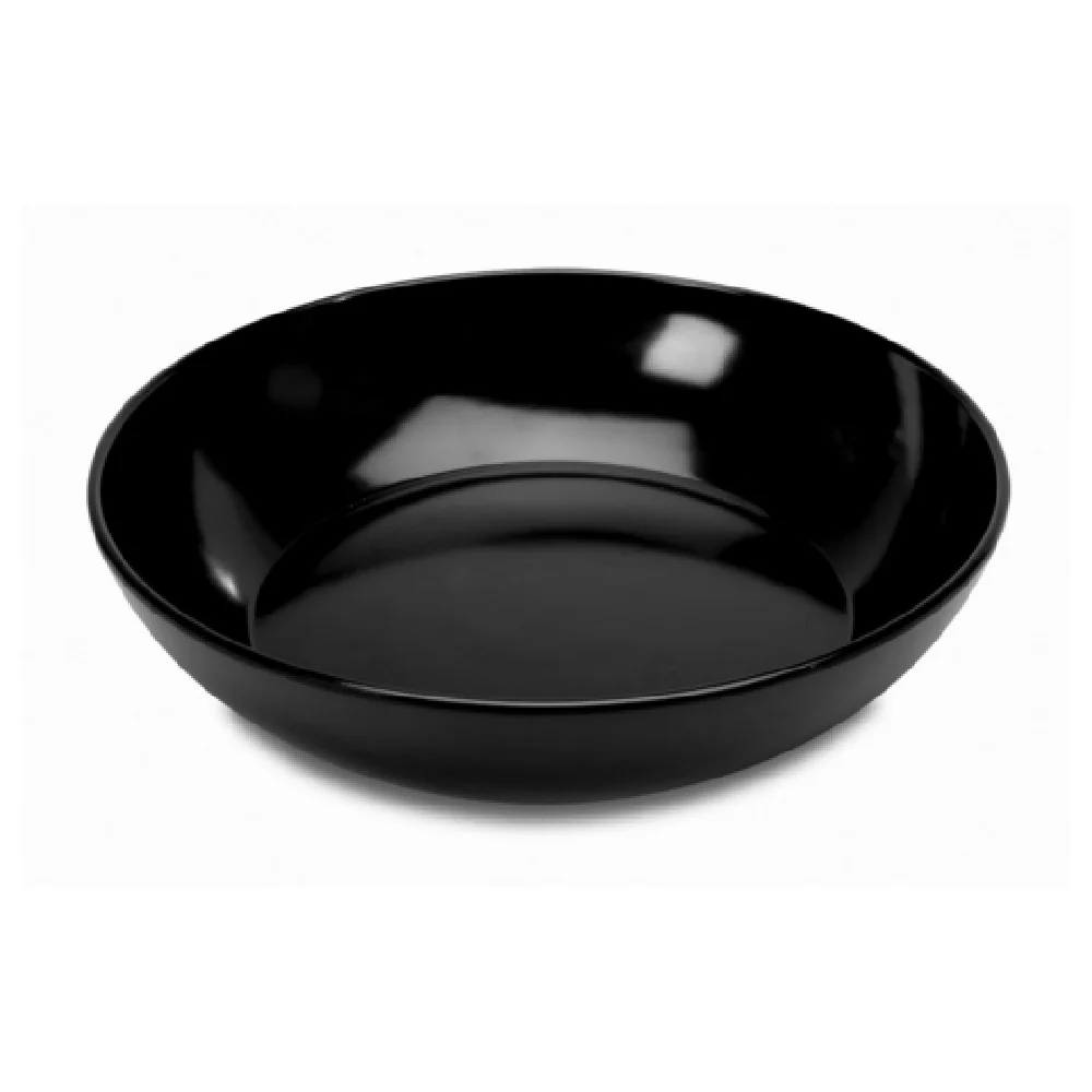 Steelite DFBRD13AS010 13 Inch Bowl 1.0 Gal Round Melamine Pacific Rim Black