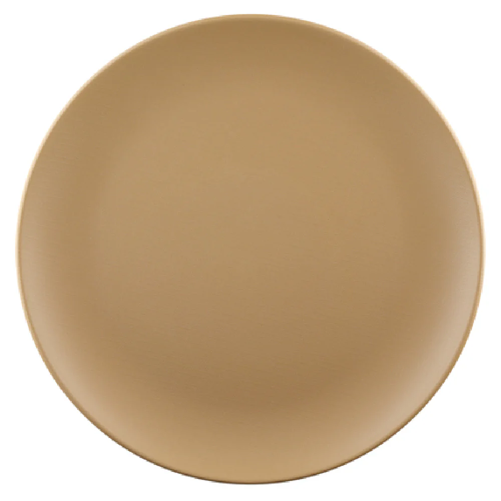 GET Enterprises ECO99R-PB 9 Inch Round Plate Rolled Edge Biodegradable Melamine