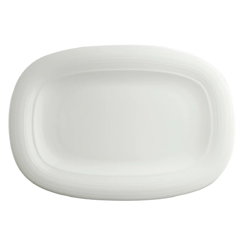 Steelite 62117ST0909 12 Inch Racetrack Platter Rectangle Fortified Porcelain