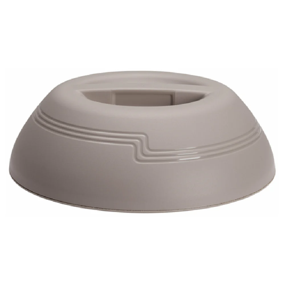 Cambro MDSD9457 10-1/4 Inch Insulated Dome Cover for 9 Inch Plate Gray Polypropylene