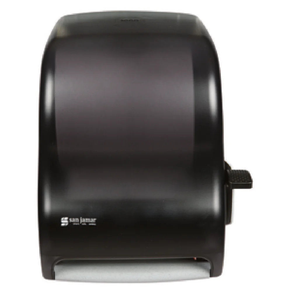 San Jamar T1100TBK 12-15/16 Inch Paper Towel Dispenser Wall Mount Plastic Black