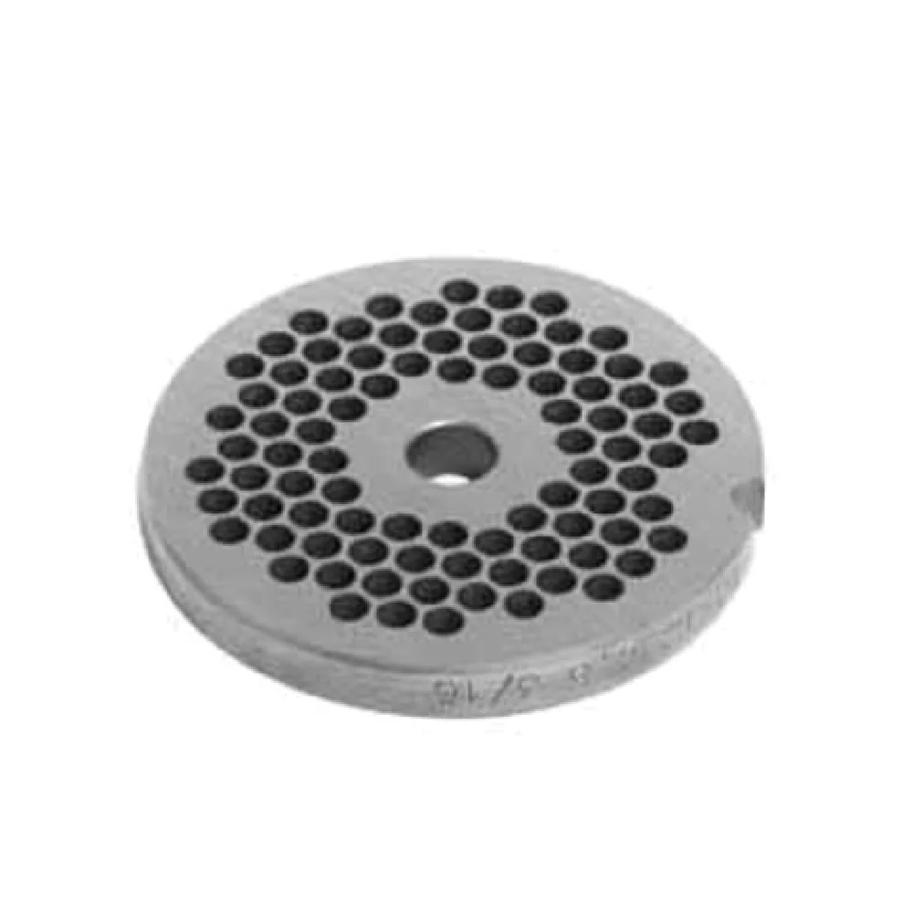Univex 1000727 3/16 Inch Plate for #22 Meat and Food Grinder
