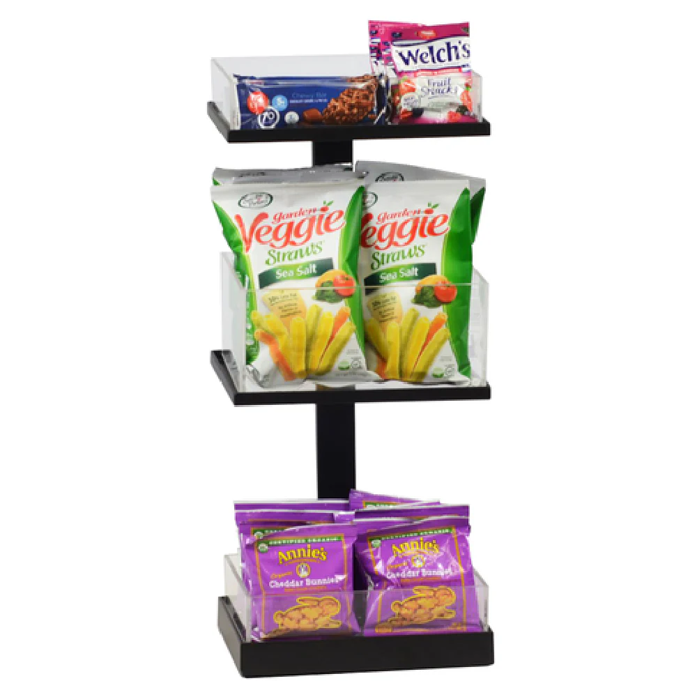 Cal Mil 22319-13 9-1/2 Inch Merchandising Stand with Black Metal Finish Cal Mil 22319-13 9-1/2 Inch Merchandising Stand with Black Metal Finish