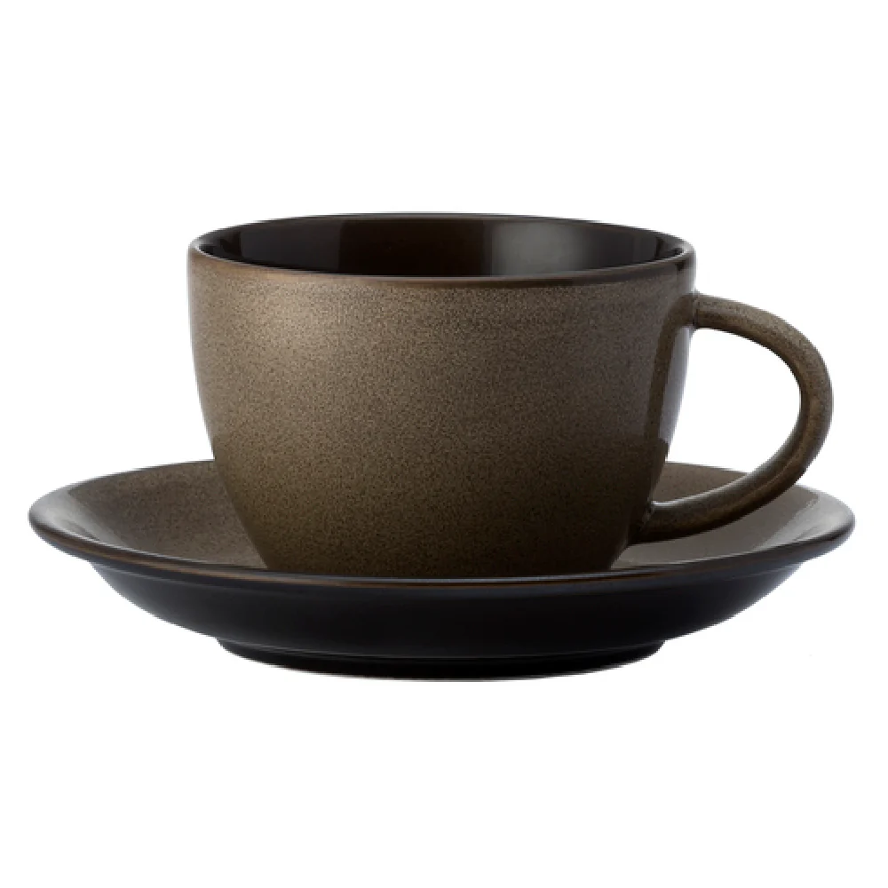 1880 Hospitality L6753059780 8 Oz Cup Two-tone Glaze Chestnut Porcelain 1880 Hospitality L6753059780 8 Oz Cup Two-tone Glaze Chestnut Porcelain