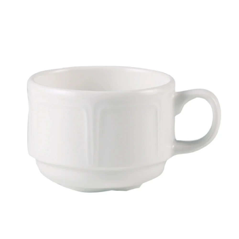 Steelite 9007C032 8 Oz Stacking Cup Monique Round Alumina Vitrified 3 Cases