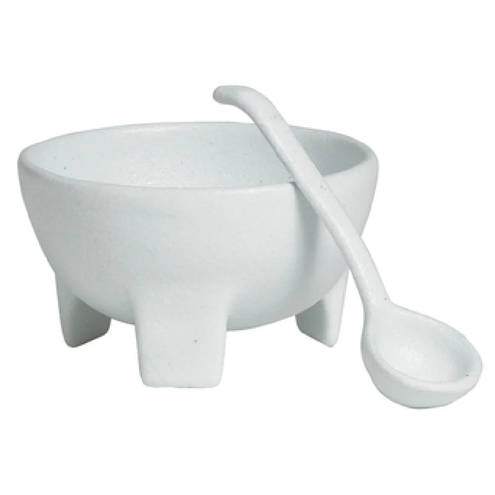 GET Enterprises MJS02-MOD 18-2/3 Oz Molcajete Salsa Dish Cast Aluminum Smooth Finish