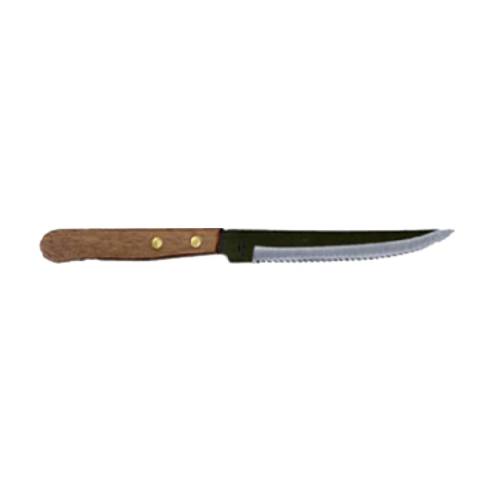 1880 Hospitality SK-16 4-3/4 Inch Blade Pointed Tip Steak Knife Wooden Handle 1880 Hospitality SK-16 4-3/4 Inch Blade Pointed Tip Steak Knife Wooden Handle