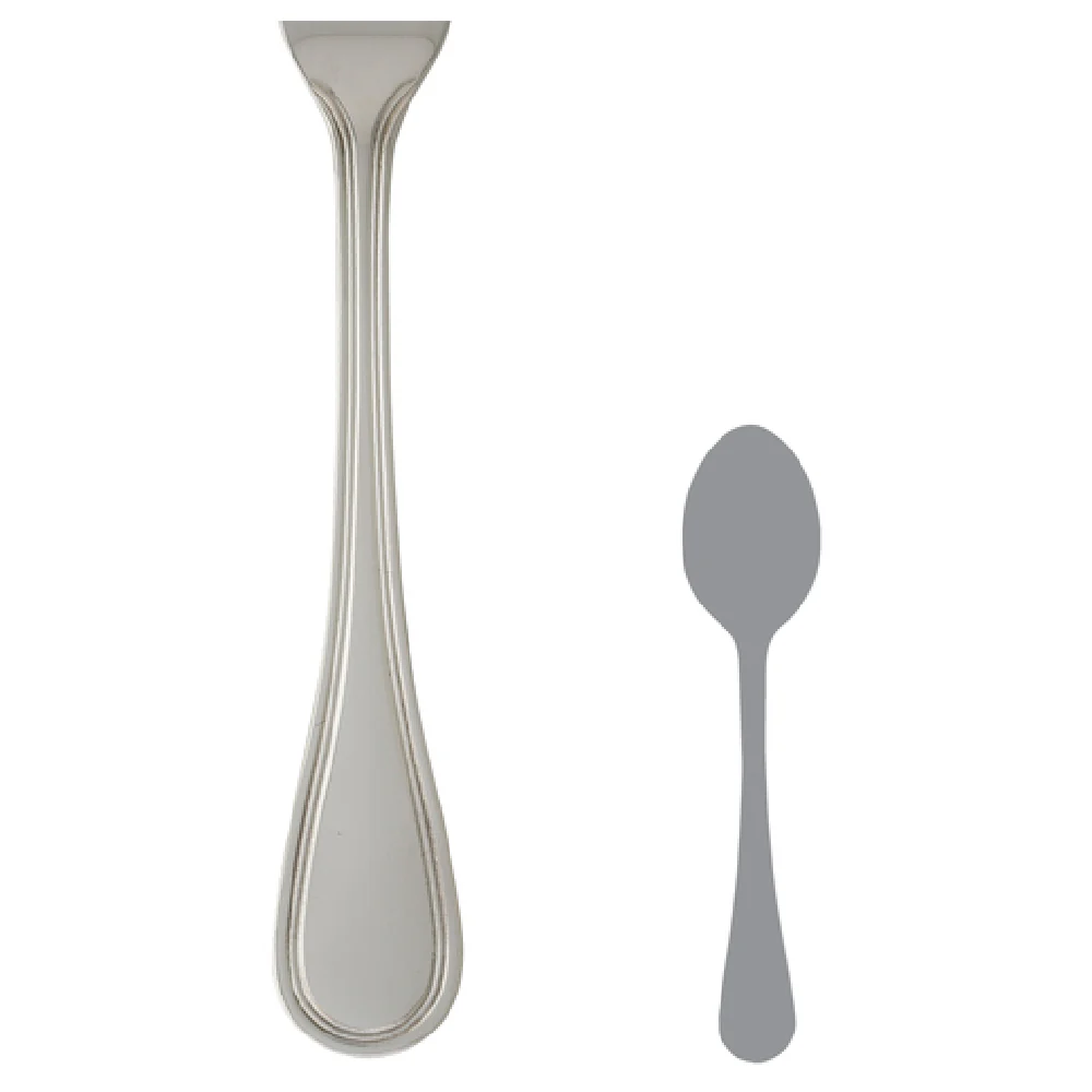Steelite 5302S001 6 Inch US Teaspoon Ergonomic 18/10 Stainless Steel