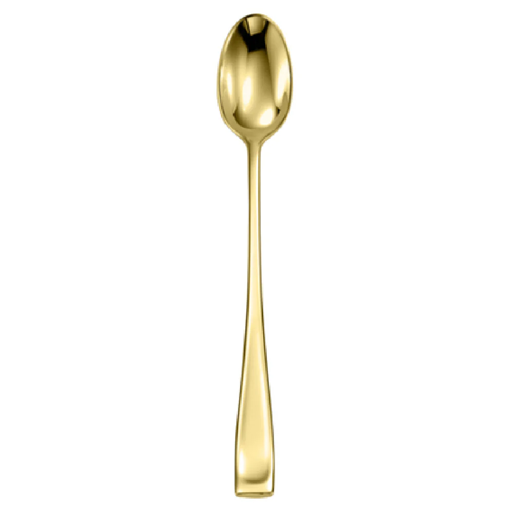 1880 Hospitality T133SITF 7-3/8 Inch Iced Tea Spoon Gold PVD Finish Stainless Steel