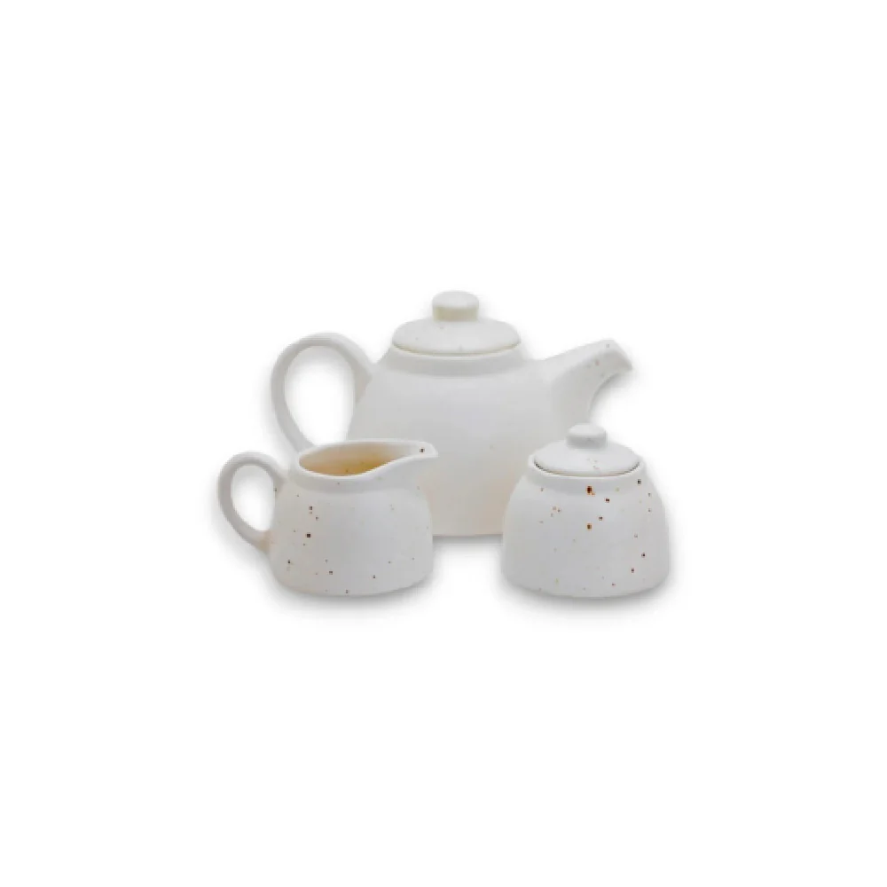 By The Earth Living CM088 Tea Set- 3 Piece Tea Pot: 4 By The Earth Living CM088 Tea Set- 3 Piece Tea Pot: 4