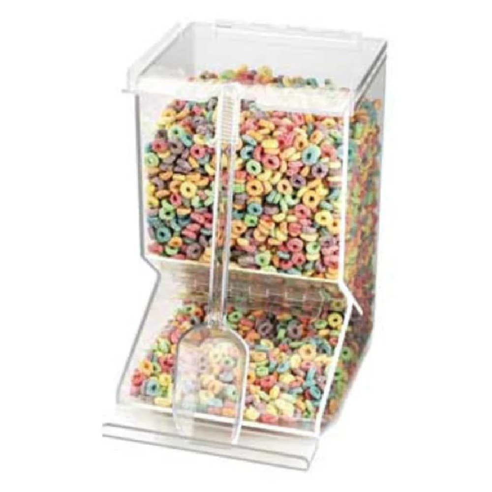 Cal Mil 656 10 Inch Bulk Cereal Dispenser Clear Acrylic BPA Free 7.4 Liter Capacity Cal Mil 656 10 Inch Bulk Cereal Dispenser Clear Acrylic BPA Free 7.4 Liter Capacity