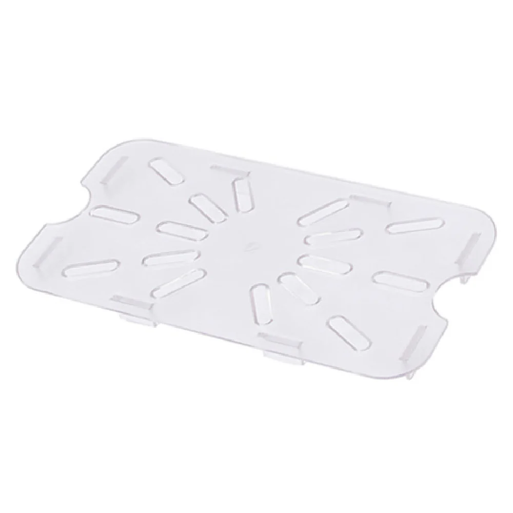 Omcan 85034 9 Inch Clear Drain Shelf for 1/3 Size Food Storage Container Polycarbonate Omcan 85034 9 Inch Clear Drain Shelf for 1/3 Size Food Storage Container Polycarbonate