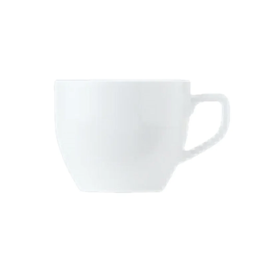 Libbey 1502-30230 8-3/4 Oz. Bright White Porcelain Cup with Empire Collection