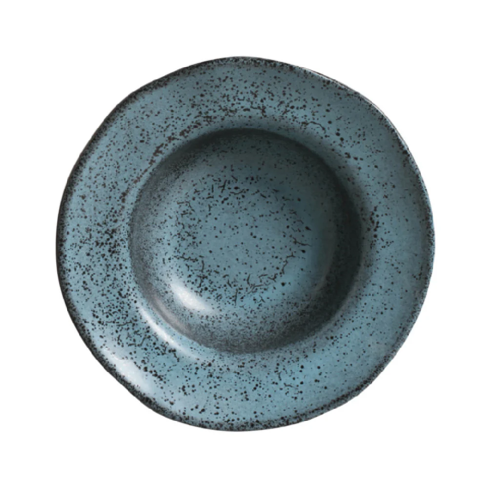 Porto Brasil 1601477201 7.5 Inch 8.45 oz Deep Rim Plate Stoneware Night Sky