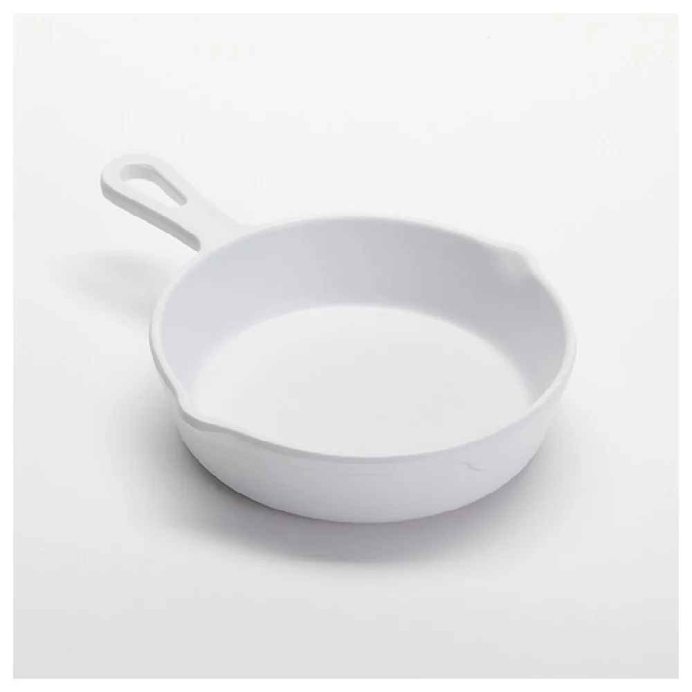 American Metalcraft MFPW41 6 Oz Melamine Fry Pan 4-3/8 Inch White