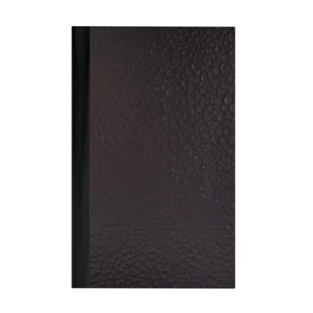 Risch METRO-4V 8.5X14 Menu Cover Booklet 4 View Black Vinyl-like Finish