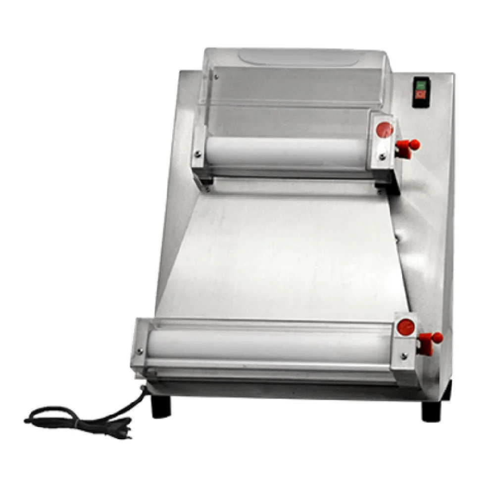 Omcan 39638 20 Inch Pizza Moulder Countertop Stainless Steel 4 to 16 Inch Roller