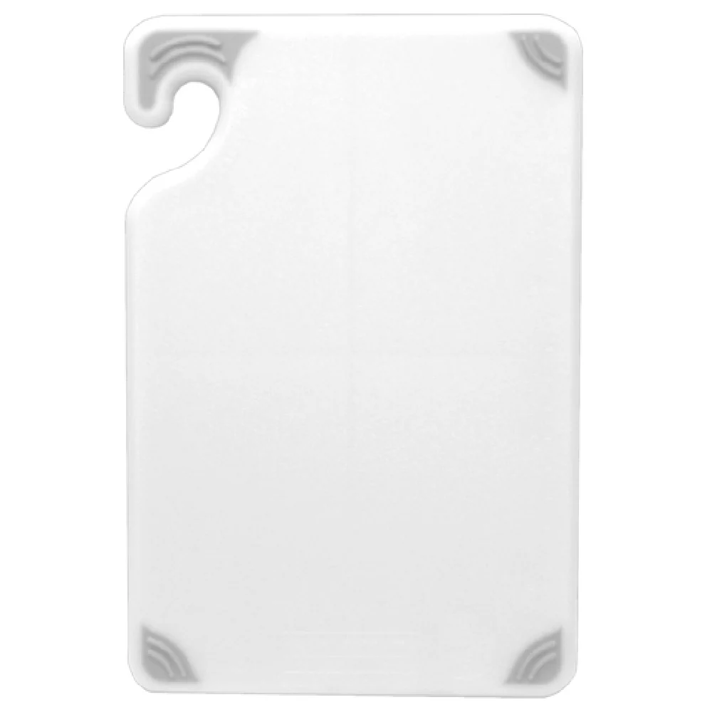 San Jamar CBG6938WH 9 Inch Cutting Board Co-polymer White with Anti-slip Grip Corners