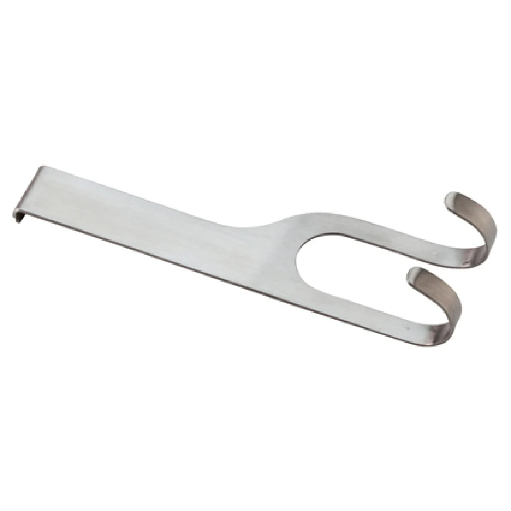 Mercer Culinary M30741 5-1/2 Inch double hooks for magnet bar stainless steel satin finish