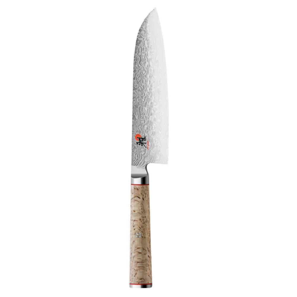 Zwilling 34374-183 7 Inch Knife Cryodur Hardened Santoku Birchwood Handle