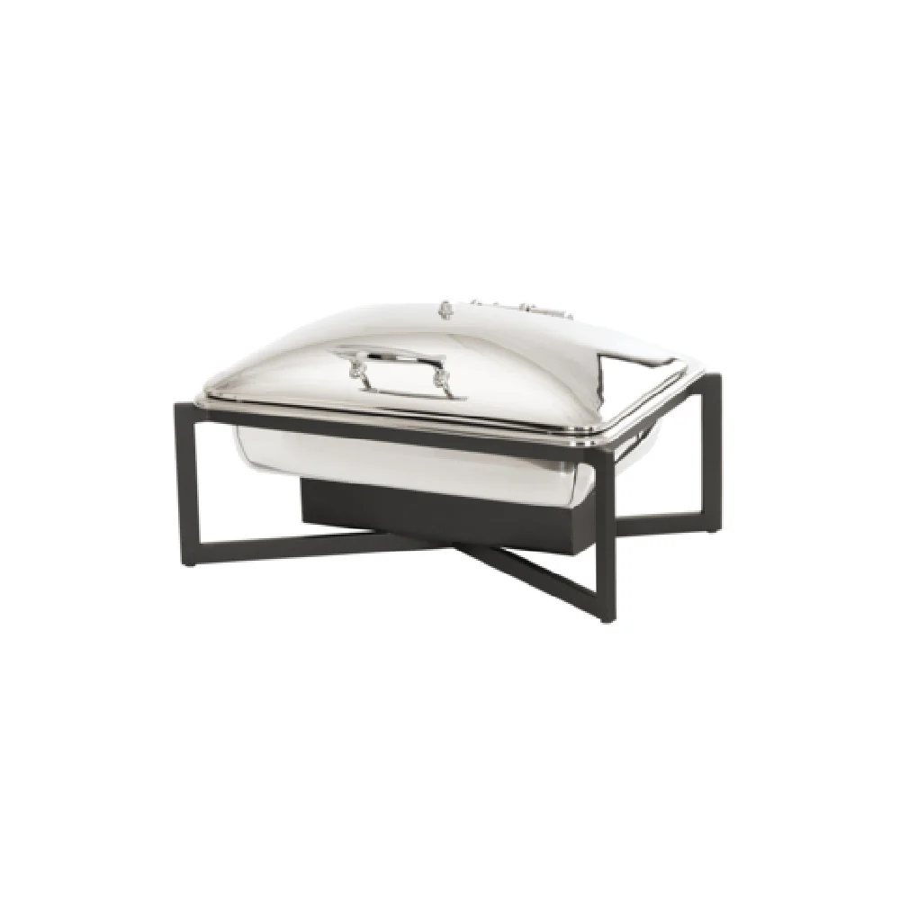 Cal-Mil 23807-13 4.5 Inch Built-in Wind Guard Chafer Soft-closing Lid Black Metal Cal-Mil 23807-13 4.5 Inch Built-in Wind Guard Chafer Soft-closing Lid Black Metal