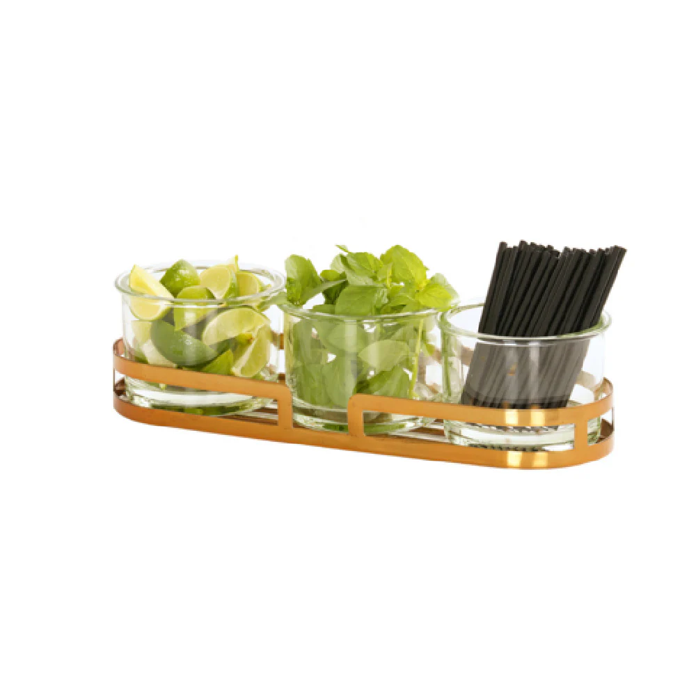 Cal-Mil 23797-5-130 13.5 Inch Antique Brass Mixology Holder for 32 Oz Jars Cal-Mil 23797-5-130 13.5 Inch Antique Brass Mixology Holder for 32 Oz Jars