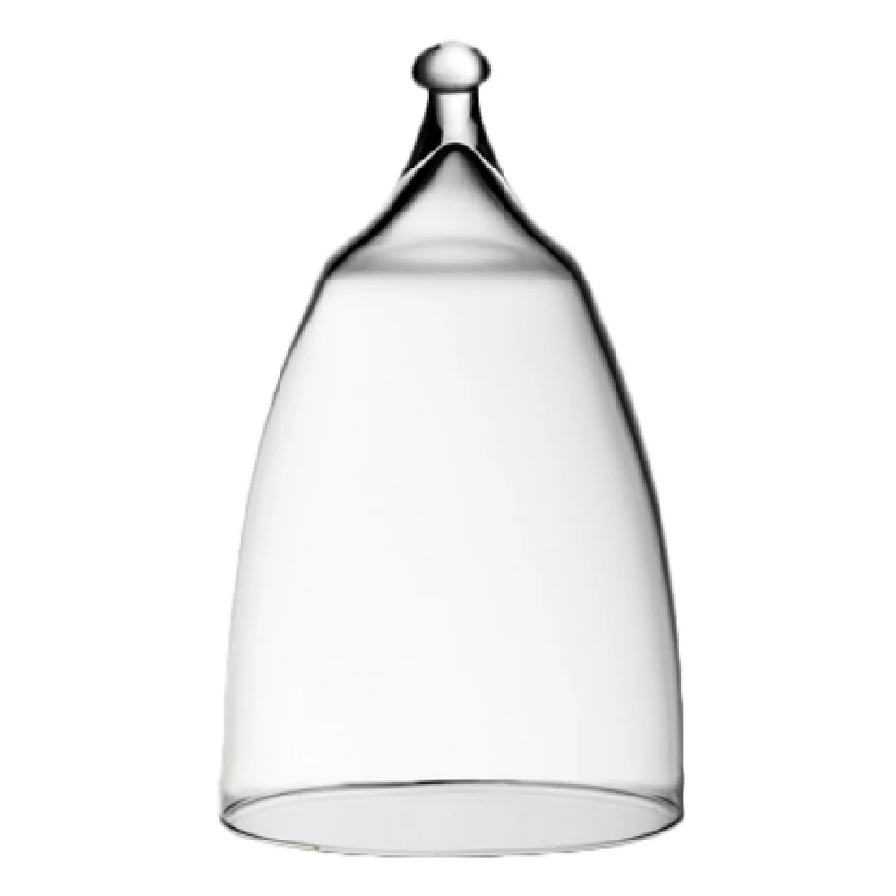 Steelite 4819R380 3.25 Inch Diameter Cloche Glass Round Clear - Crystalline