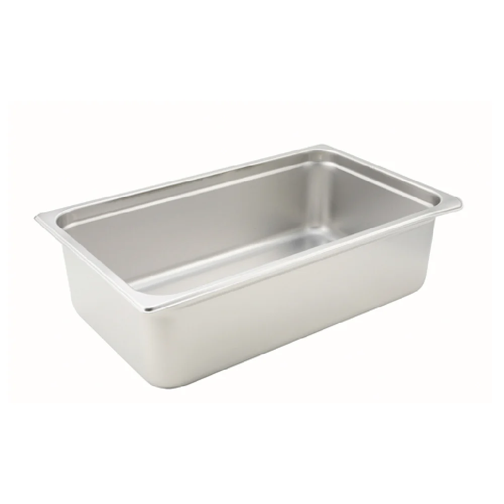 Winco SPJH-106 20-3/4 Inch Full Size Steam Table Pan 22 Gauge Heavy Weight Stainless Steel