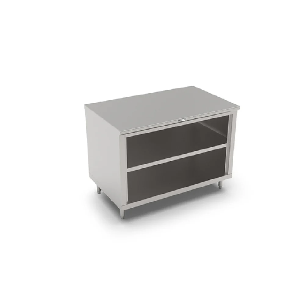 John Boos 4CO4-3036-1S 36 Inch Open Front Work Table with Midshelf Stainless Steel