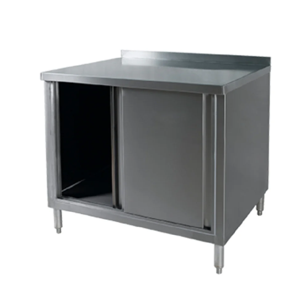 Klinger's Trading BCB3060-W/SHELF Work Table Cabinet Base With Sliding Doors 60 Klinger's Trading BCB3060-W/SHELF Work Table Cabinet Base With Sliding Doors 60