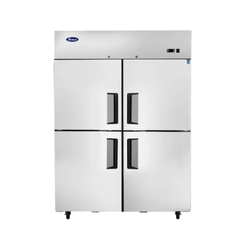 Atosa MBF8011GR 51-3/4 Inch Reach-In Refrigerator 43.2 cu ft Two-section Stainless Steel