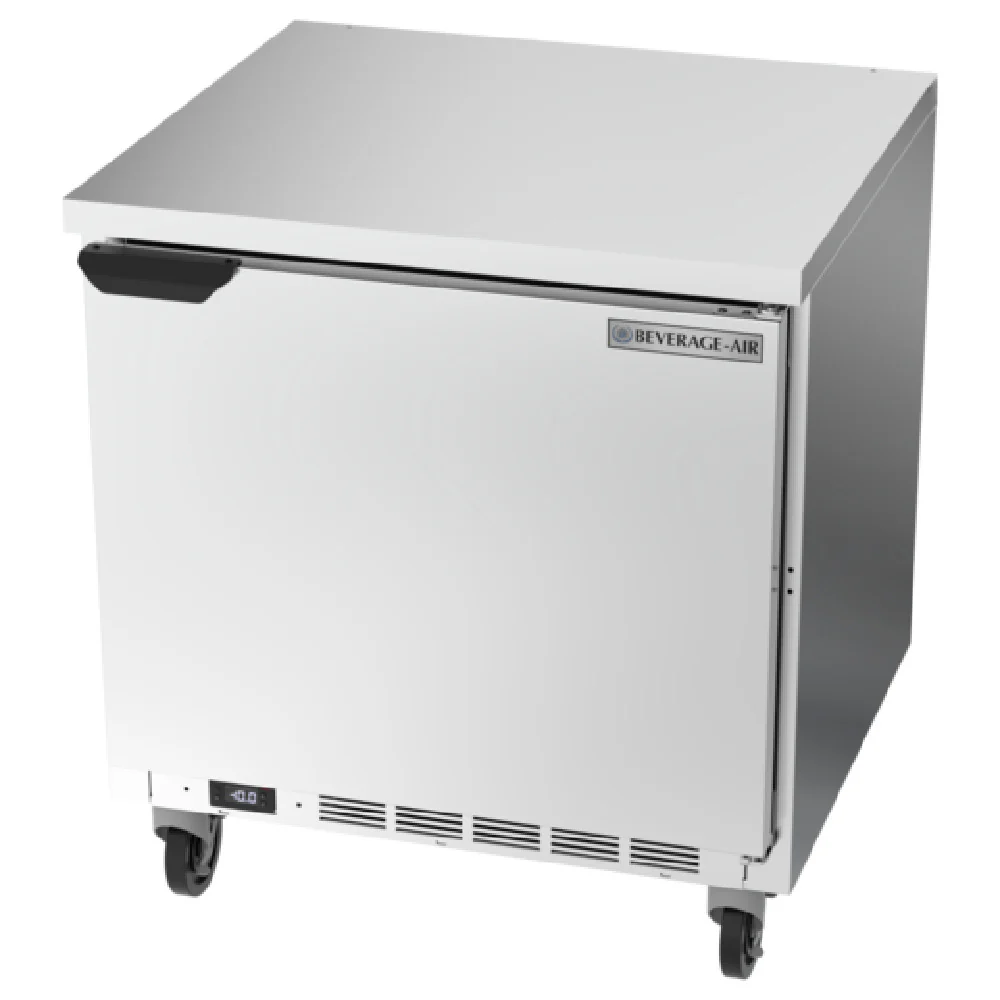 Beverage Air WTF32AHC-FLT 32 Inch Worktop Freezer 7.2 cu ft Stainless Steel