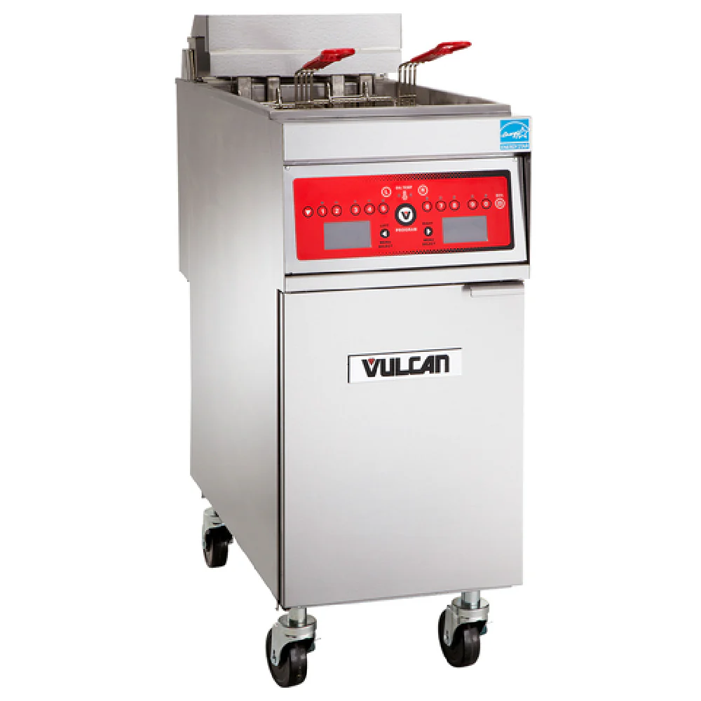 Vulcan 1ER50A_480/60/3 15-1/2 Inch Electric Deep Fryer 50 lbs Capacity Free-standing Vulcan 1ER50A_480/60/3 15-1/2 Inch Electric Deep Fryer 50 lbs Capacity Free-standing