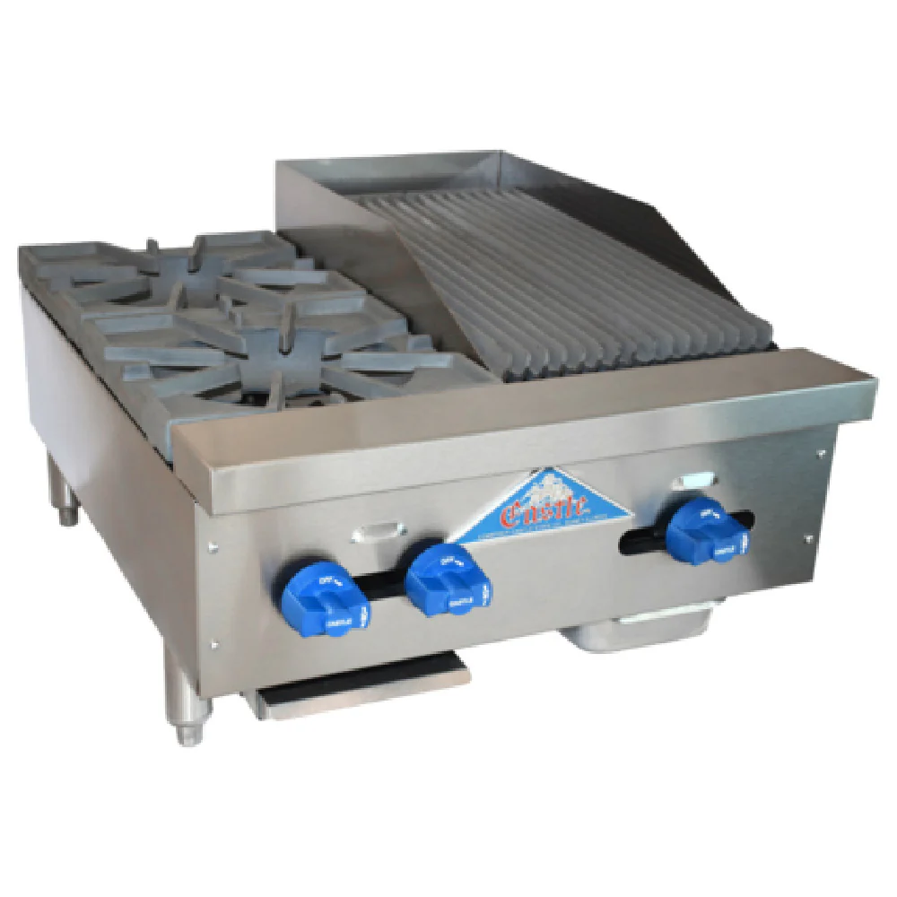 Comstock-Castle FHP24-1LB 24 Inch Gas Hotplate Char-Broiler with 73,000 BTU Comstock-Castle FHP24-1LB 24 Inch Gas Hotplate Char-Broiler with 73,000 BTU