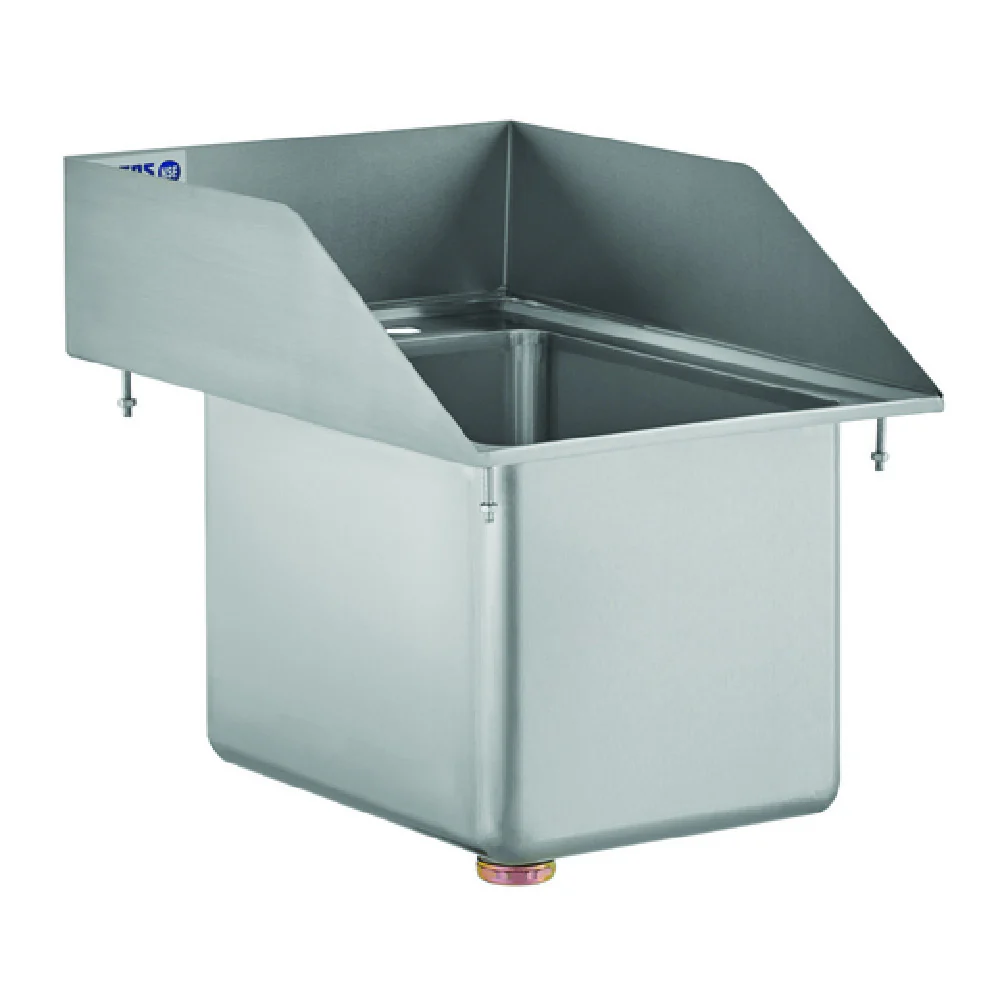 Hubert 190534 Kratos 29N-181 Sink With Side Splashes Drop-in 10
