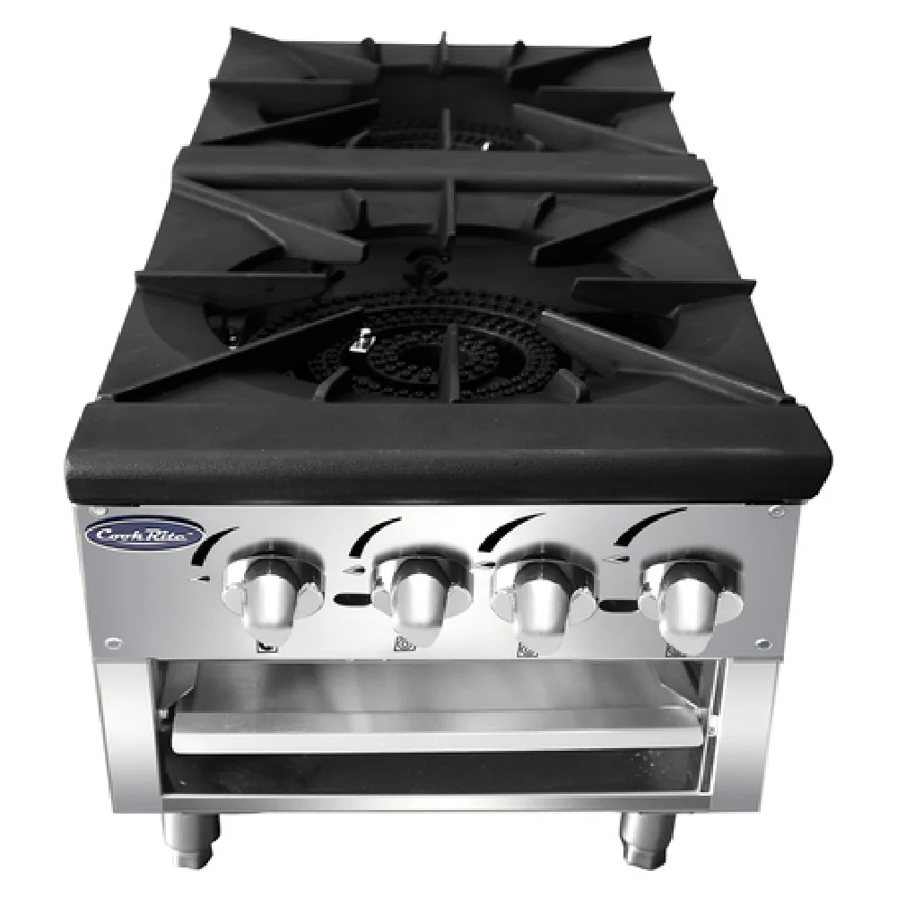 Atosa ATSP-18-2L_LP 18 Inch CookRite Low Stock Pot Stove Gas 2 Burners 160000 BTU Atosa ATSP-18-2L_LP 18 Inch CookRite Low Stock Pot Stove Gas 2 Burners 160000 BTU