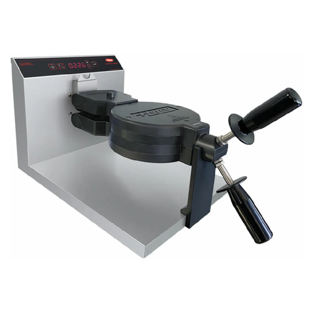 Hatco FWM-1B 12 Inch Flip Waffle Maker Round Belgian Plate with LED Display Hatco FWM-1B 12 Inch Flip Waffle Maker Round Belgian Plate with LED Display