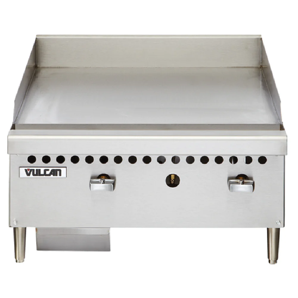 Vulcan VCRG36-M 36 Inch Griddle Gas Stainless Steel with 3 Burners 75000 BTU Vulcan VCRG36-M 36 Inch Griddle Gas Stainless Steel with 3 Burners 75000 BTU