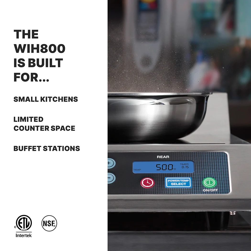 Waring WIH800 Step-Up Double Induction Range Waring WIH800 Step-Up Double Induction Range