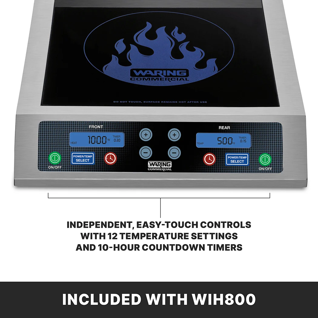 Waring WIH800 Step-Up Double Induction Range Waring WIH800 Step-Up Double Induction Range