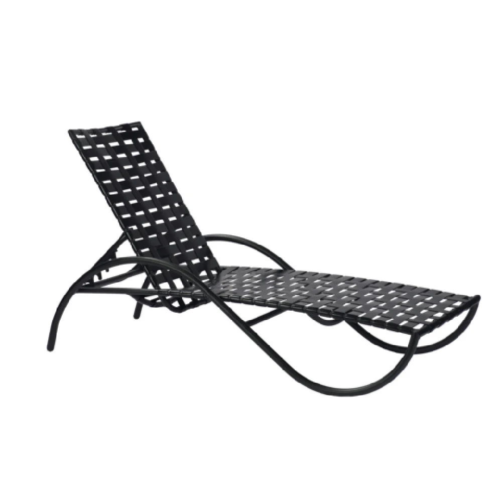 Plantation Prestige Commercial Furniture 4010920-04 Venice Chaise Lounge Stackable Durable Virgin Vinyl