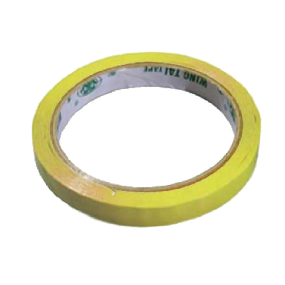 Optional Yellow 9mm Wide x 66m Long PVC Sealer Tape (16 Rolls Per Packaging), Omcan 31352