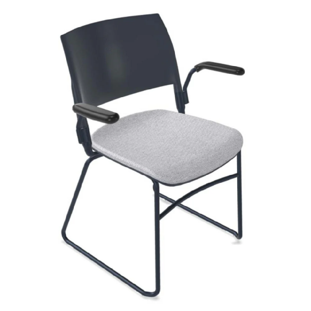 Forbes Industries FGA101###### 20 Inch Chair Upholstered Grade 1 with Arms Plastic Glides