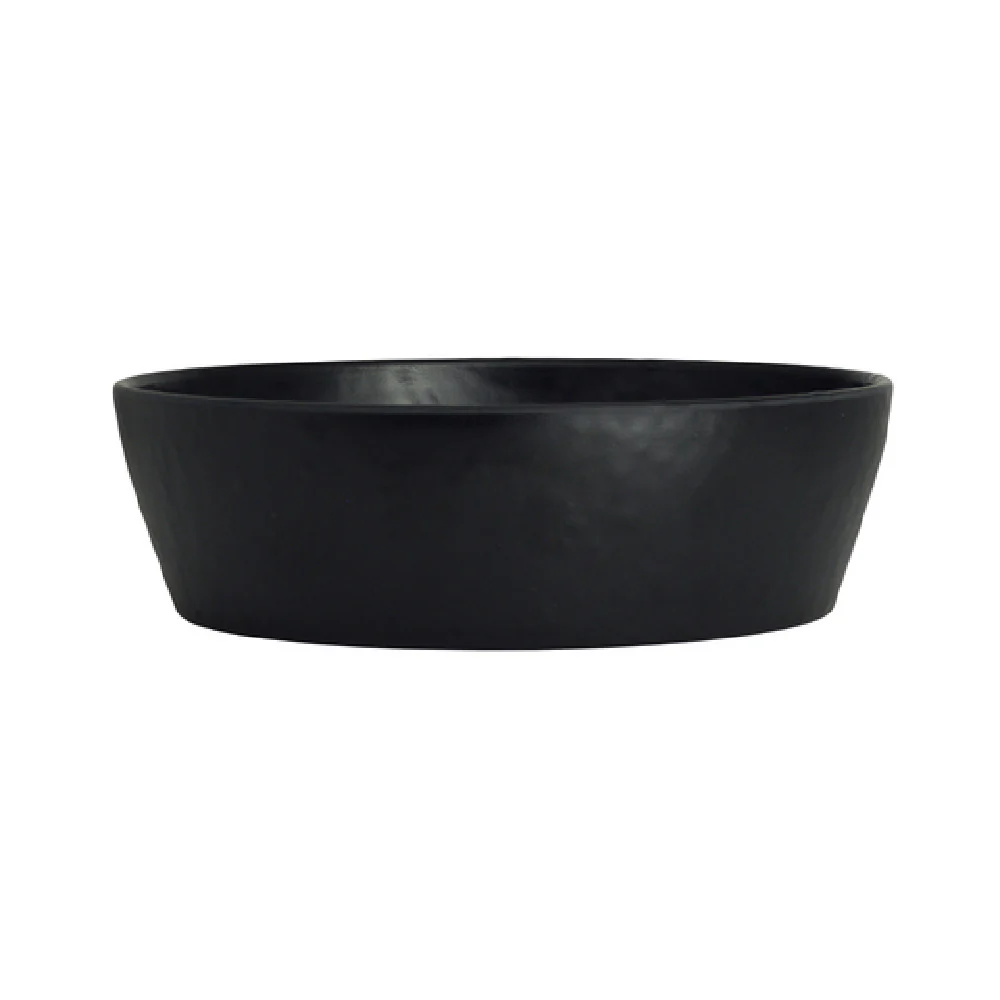 Steelite 7181TM517 16.5 Oz Round Bowl Black Melamine Contemporary with 12 Packs
